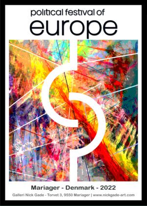 3 stk. Political Festival of Europe plakater